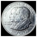 1923-S Silver Monroe Doctrine Centennial Half Doll