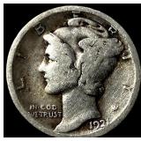 1929 Mercury Dime LIGHTLY CIRCULATED