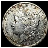 1881-S Silver Morgan Dollar CLOSELY UNCIRCULATED