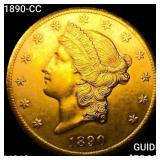 1890-CC $20 Gold Double Eagle CHOICE BU