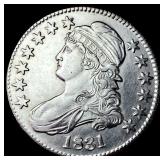 1831 Capped Bust Half Dollar UNCIRCULATED