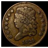1825 Classic Head Half Cent LIGHTLY CIRCULATED