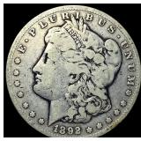 1892-CC Silver Morgan Dollar LIGHTLY CIRCULATED