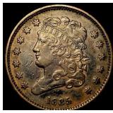 1835 Classic Head Half Cent CHOICE AU