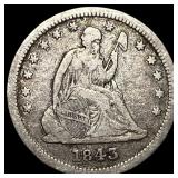 1843 Seated Liberty Quarter NEARLY UNCIRCULATED