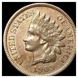 1909-S Indian Head Cent CHOICE AU