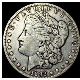 1892 Morgan Silver Dollar NEARLY UNCIRCULATED