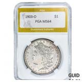 1903-O Morgan Silver Dollar PGA MS64