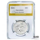 1925 Stone Mountain Half Dollar PGA MS65