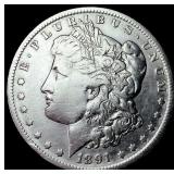 1891-O Silver Morgan Dollar NEARLY UNCIRCULATED