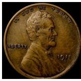 1911-D Lincoln Wheat Cent CHOICE AU