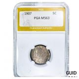1907 Liberty Victory Nickel PGA MS63