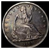 1840 Seated Liberty Half Dollar CHOICE AU