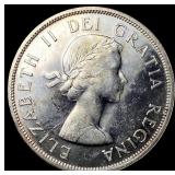 1958 Canada Silver Dollar British Columbia CHOICE