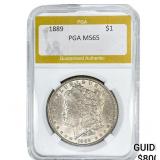 1889 Morgan Silver Dollar PGA MS65
