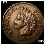 1877 Indian Head Cent CLOSELY UNCIRCULATED