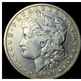1904-S Silver Morgan Dollar NEARLY UNCIRCULATED