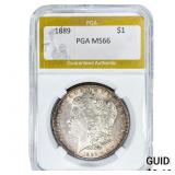 1889 Morgan Silver Dollar PGA MS66