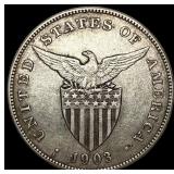 1903-S Philippines Silver Peso CLOSELY UNCIRCULATE