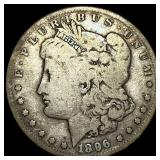 1896-S Silver Morgan Dollar LIGHTLY CIRCULATED