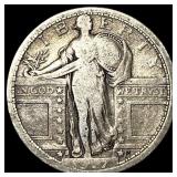 1927-M Standing Liberty Silver Quarter NEARLY UNCI