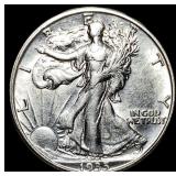 1935-S Silver Walking Liberty Half Dollar UNCIRCUL