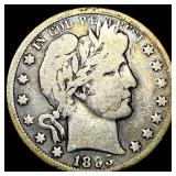 1893-O Silver Barber Half Dollar LIGHTLY CIRCULATE