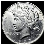 1927 Silver Peace Dollar UNCIRCULATED