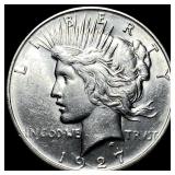 1927 Silver Peace Dollar CHOICE BU