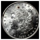 1881-S Silver Morgan Dollar CHOICE BU