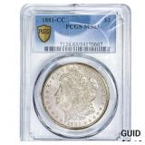 1881-CC Morgan Silver Dollar PCGS MS63