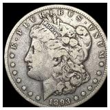1893-CC Morgan Silver Dollar