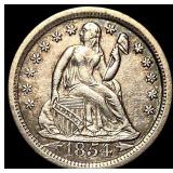 1854-O Silver Seated Liberty Dime UNCIRCULATED