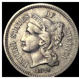 1879 Nickel Three-Cent Piece CLOSELY UNCIRCULATED