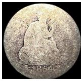 1854 Seated Liberty Quarter (No Mint Mark) NICELY
