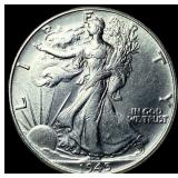 1945 Silver Walking Liberty Half Dollar CHOICE BU