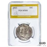 1963 Franklin Half Dollar PGA MS66