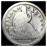 1841-O Seated Liberty Half Dime NICELY CIRCULATED
