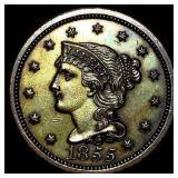 1855 Braided Hair Large Cent UNCIRCULATED
