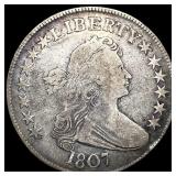 1807 Draped Bust Half Dollar LIGHTLY CIRCULATED