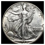 1944-S Silver Walking Liberty Half Dollar UNCIRCUL