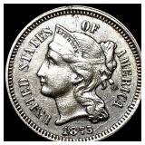 1875 Nickel Three-Cent Piece UNCIRCULATED