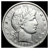 1906 Barber Half Dollar CLOSELY UNCIRCULATED