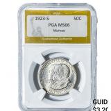 1923-S Monroe Half Dollar PGA MS66