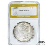 1889 Morgan Silver Dollar PGA MS65+