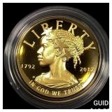 2017 US Mint 1oz Gold $100 Am. Liberty W/Box&Book