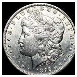 1892-S Silver Morgan Dollar CHOICE AU