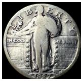 1927-S Silver Standing Liberty Quarter LIGHTLY CIR