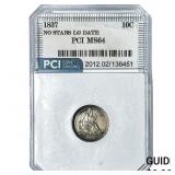 1837 Seated Liberty Dime PCI MS64