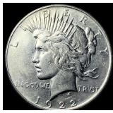 1922 Silver Peace Dollar UNCIRCULATED